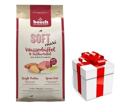 Bosch Soft Maxi Water Buffalo and Sweet Potato 12,5 kg + prekvapenie pre psa ZDARMA  