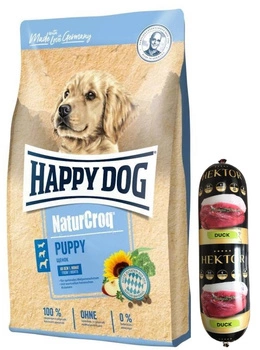 HAPPY DOG Natur-Croq šteniatko 15kg + Prémiová tyčinka na krmivo pre psov Hektor 900g ZDARMA