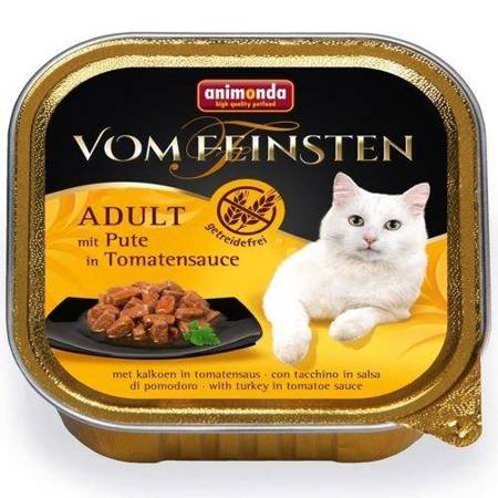ANIMONDA Cat Vom Feinsten Adult NoGrain Kuracie mäso v paradajkovej omáčke 100g
