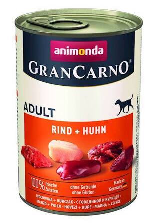 Animonda Dog konzerva Gran Carno Original Adult hovädzie + kuracie mäso 400g