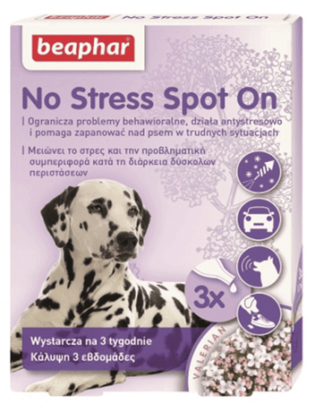 Beaphar No Stress Spot-On pro psy 3 x 0,7 ml