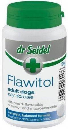 FLAWITOL pre dospelých psov Vitamínový a minerálny prípravok s hroznovými flavonoidmi 200 tab.