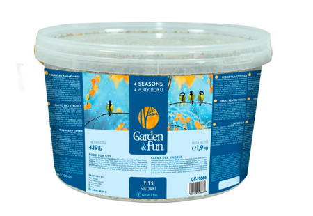 Garden Fun krmivo pre sýkorky 1,9 kg vedro